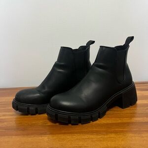 Steve Madden Black Howler Boots